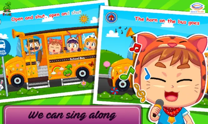 Kids Song Wheel On The Bus android App screenshot 13